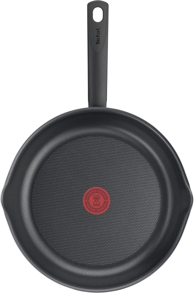 Tefal B56404 Day by Day On Bratpfanne | 24 cm | Antihaftbeschichtung | Thermo-Signal | für alle Herdarten AUßER Induktion | tiefe Form | Aluminium | Schwarz Bild 1