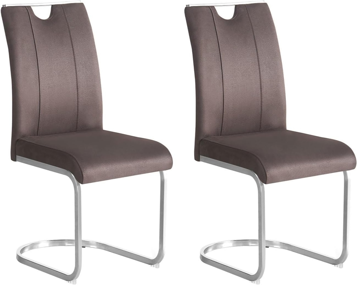 B&D home Freischwinger ELLA (2er Set), Esszimmerstuhl, kippsicher, gepolstert, pulverbeschichtet Bild 1