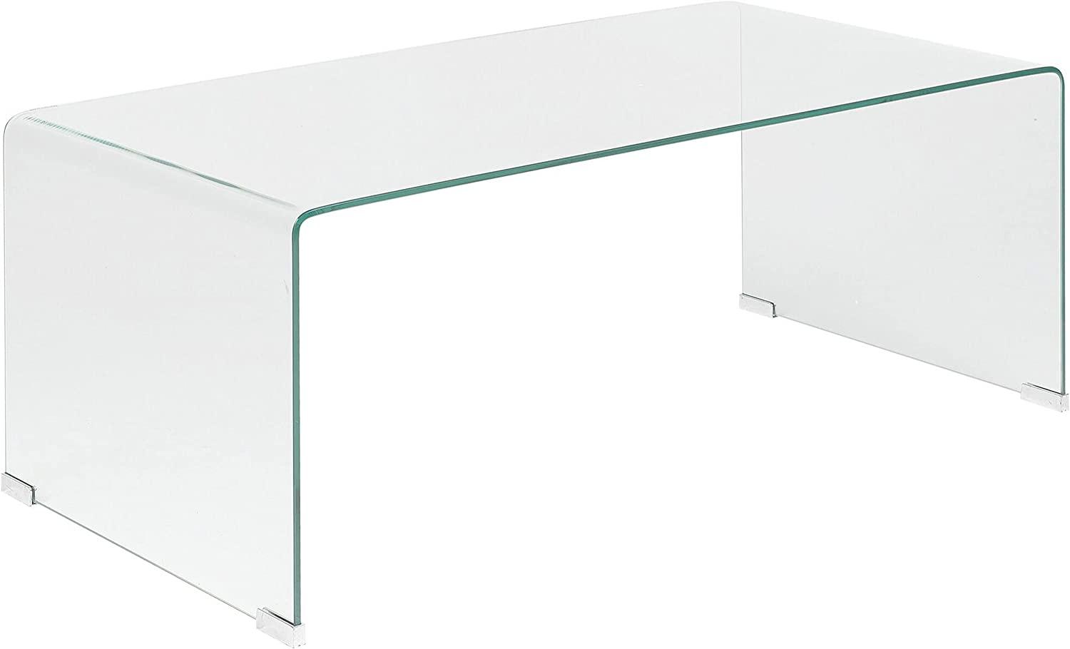 Couchtisch Glas transparent 100 x 50 x 40 cm KENDALL Bild 1