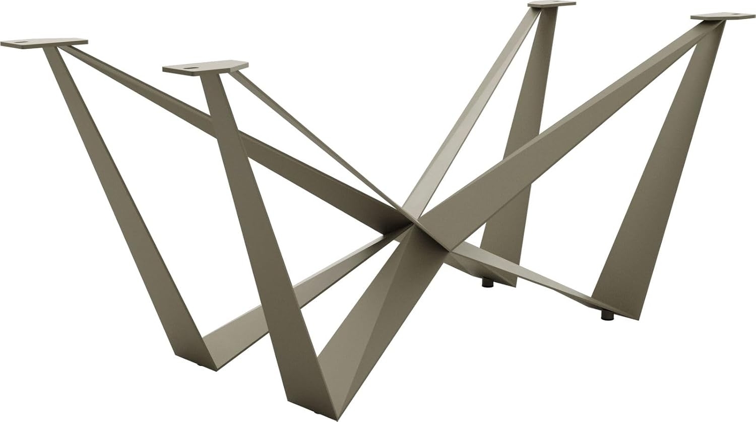Tischgestell Spider Metall Effektfinish Titan Tischplatten ab 200 cm Bild 1