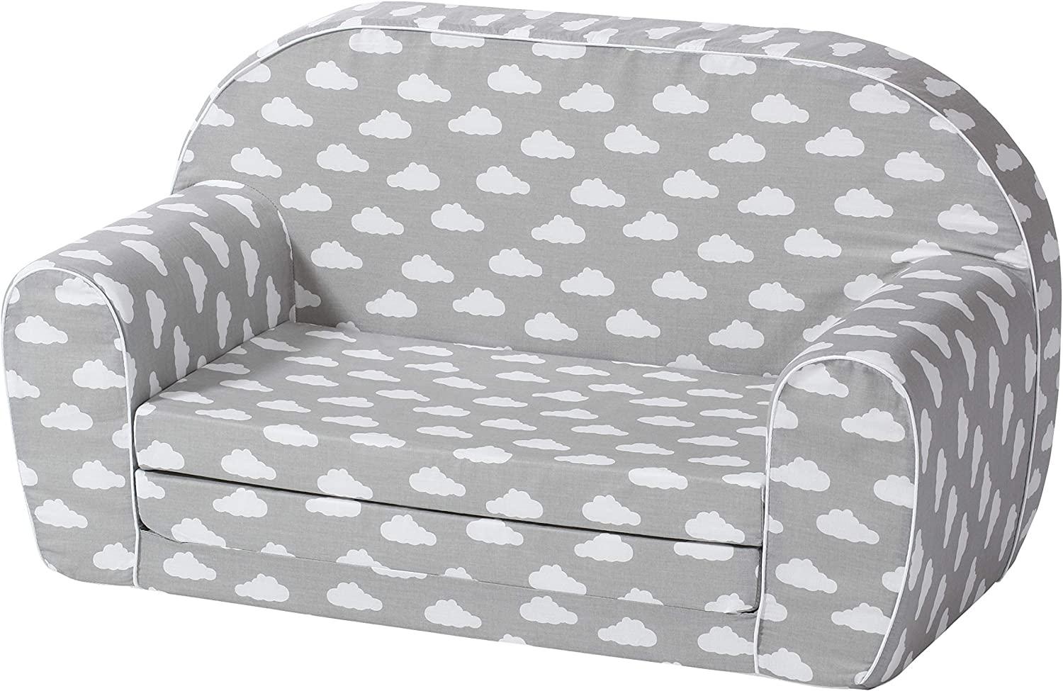 Kindersofa - \"Grey white clouds\" Bild 1