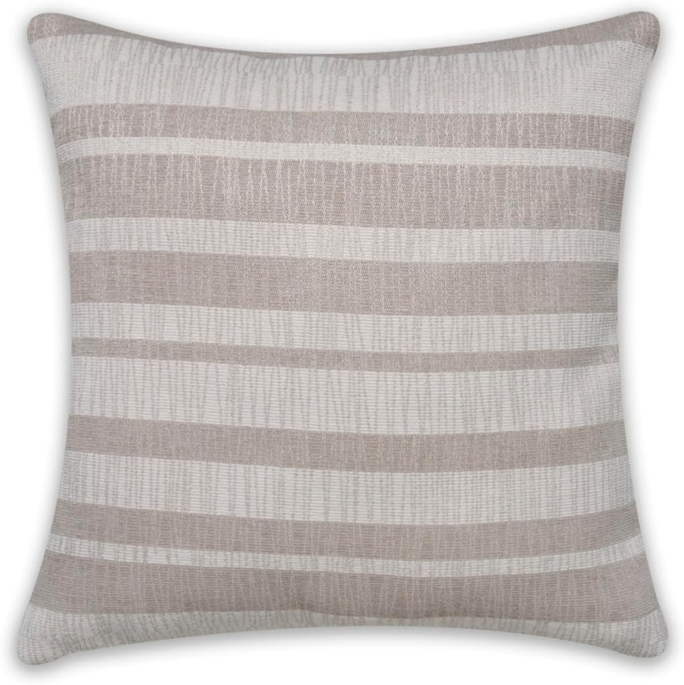 Sehlbach Kissen mit Streifen beige 45 x 45 cm Bild 1