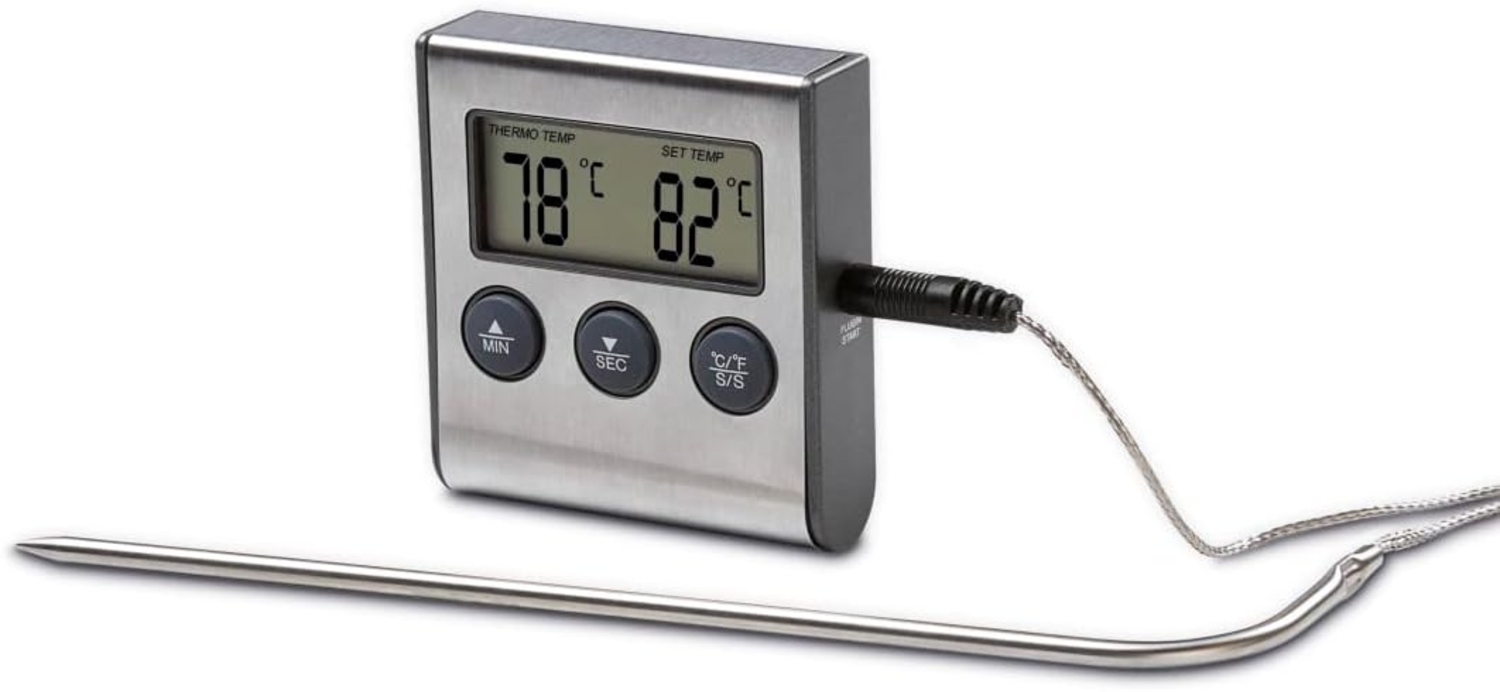 Xavax Grillerweiterung Xavax 111381 Grillthermometer Edelstahl Bild 1