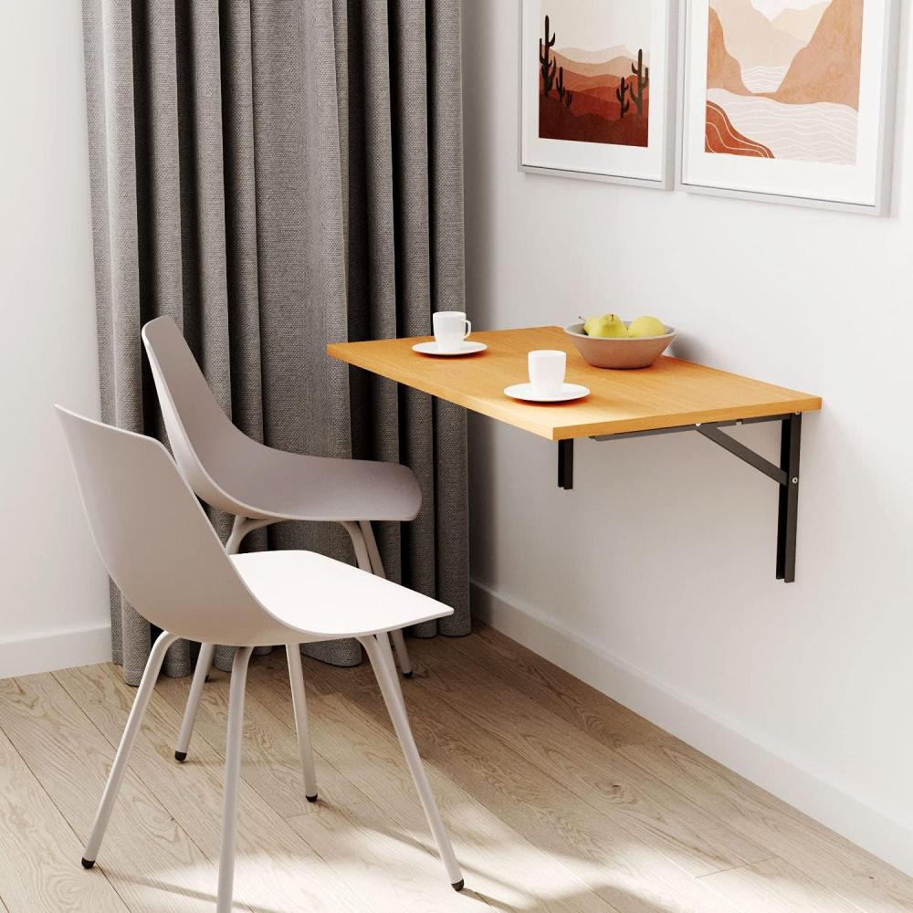 mikon 90x50 | Wandklapptisch Klapptisch Wandtisch Küchentisch Schreibtisch Kindertisch | BAYERISCHE BUCHE Bild 1