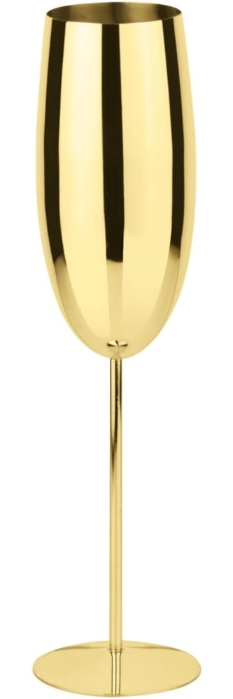 Sambonet Paderno Bar Utensils Edelstahl / PVD Gold Champagnerkelch h: 25,5 cm / 270 ml Bild 1