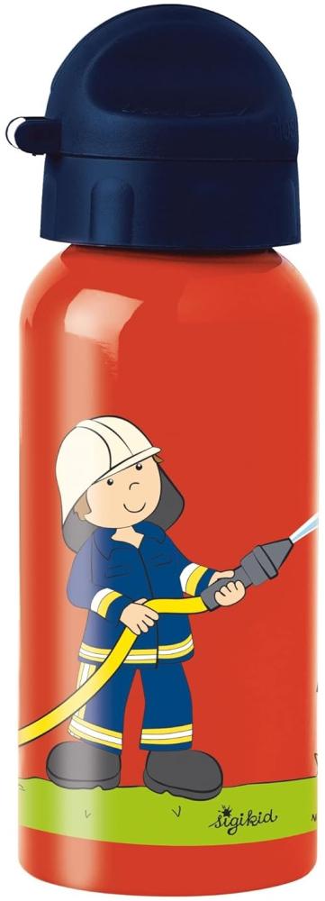 Sigikid Kinder Edelstahl-Trinkflasche 400 ml Frido Firefighter - A Bild 1