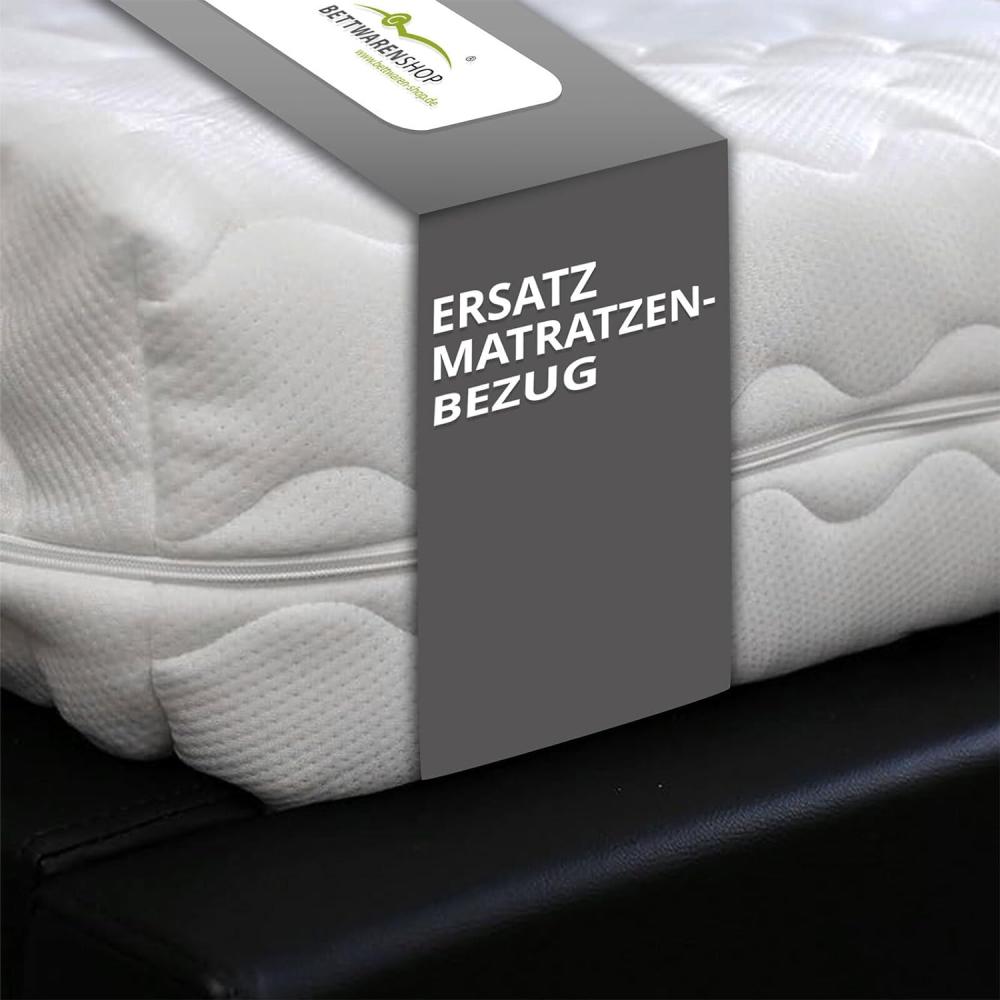 BettwarenShop Matratzenbezug, Polyester weiß, 140x200 cm, 18 cm Kernhöhe Bild 1