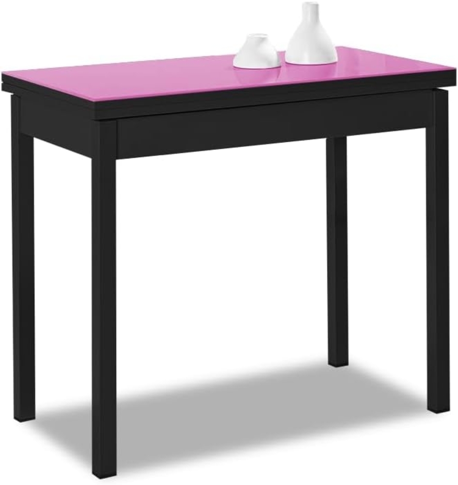 ASTIMESA Buchtyp Küchentisch, Fuchsie, 80x40 cm bis 80x80 cm Bild 1