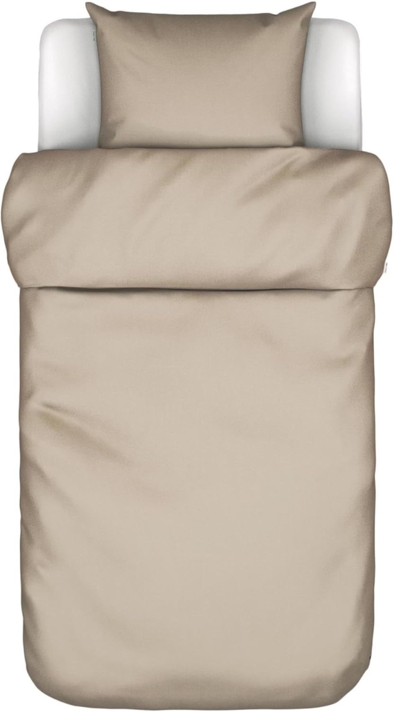 Marc O Polo Bettwäsche Tove|155x220 cm + 80x80 cm| dark-sand Bild 1