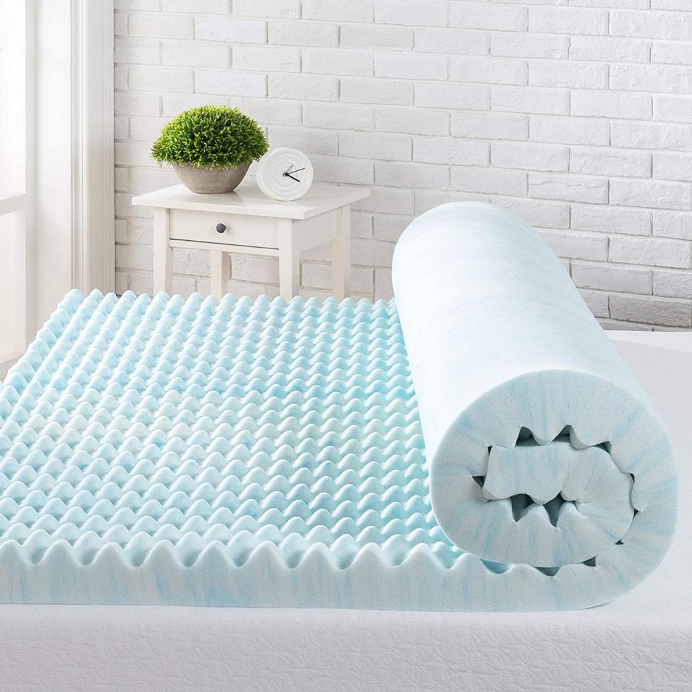 Zinus Swirl Memory Foam Topper, 180 x 200 x 7,62 cm Bild 1