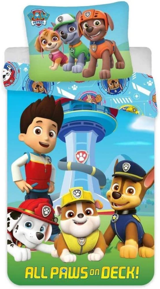 Paw Patrol Kinderbettwäsche 2 tlg. Maße ca. 100 x 135 cm Bild 1