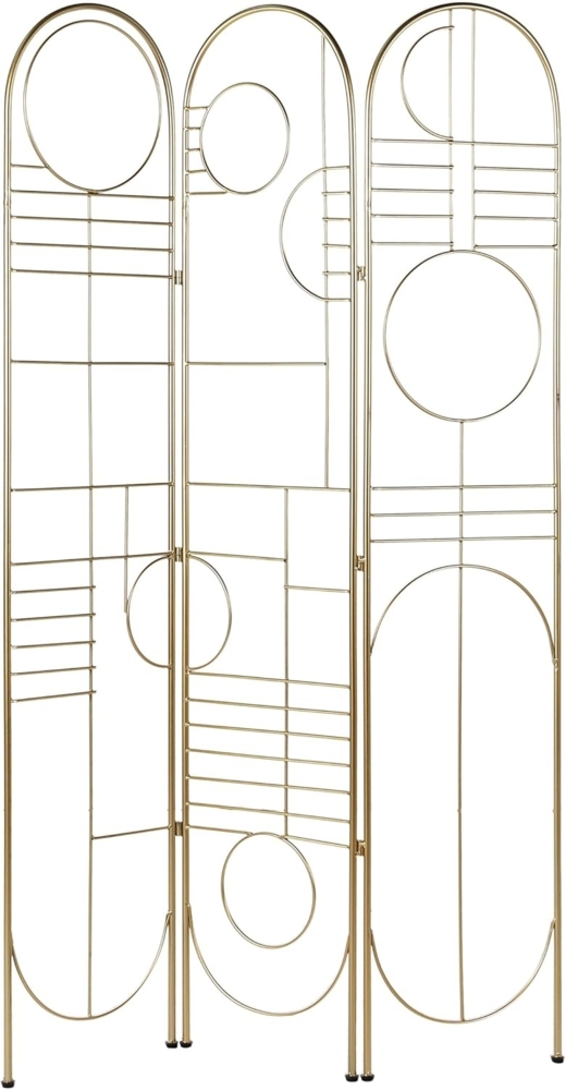 Raumteiler 3-teilig TURANIA Gold 100 cm 170 cm Bild 1