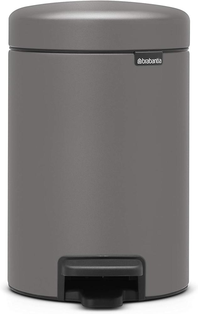 Brabantia 'NewIcon' Treteimer, Mineral Concrete Grey, 3 Liter Bild 1