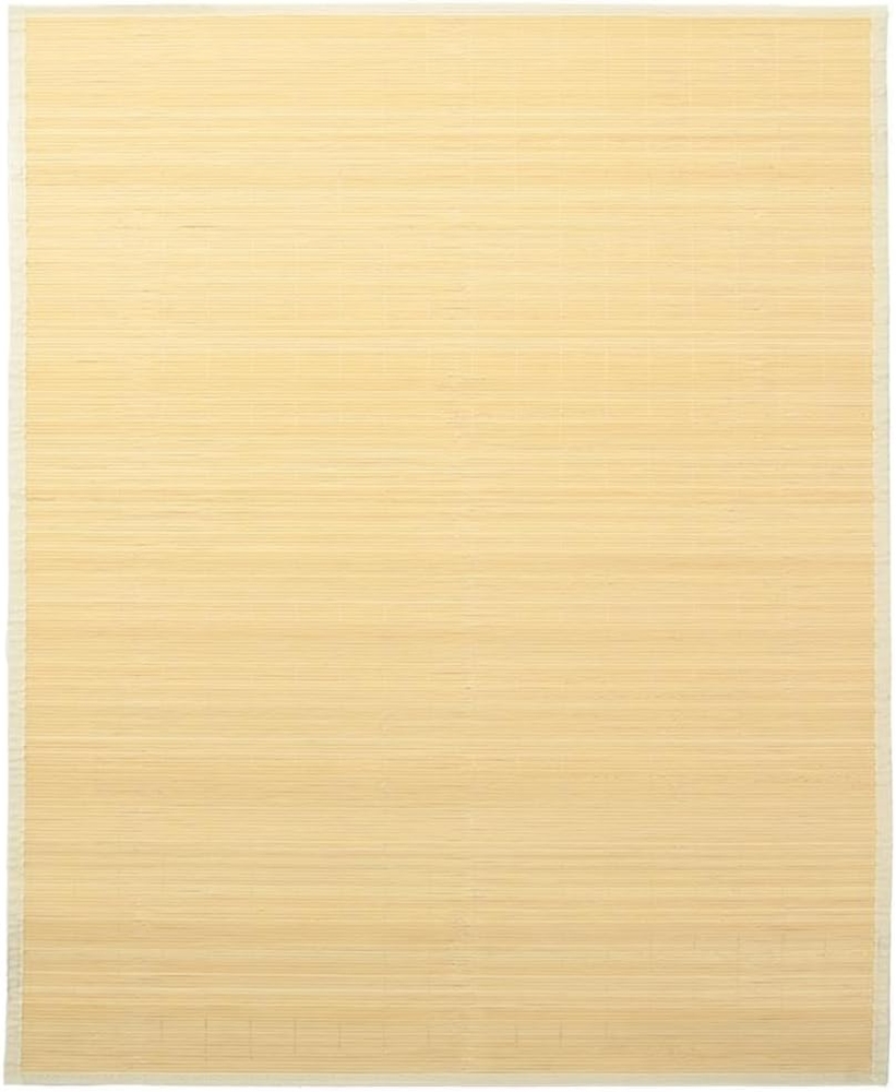 vidaXL Teppich Bambus 160x230 cm Natur 245821 Bild 1