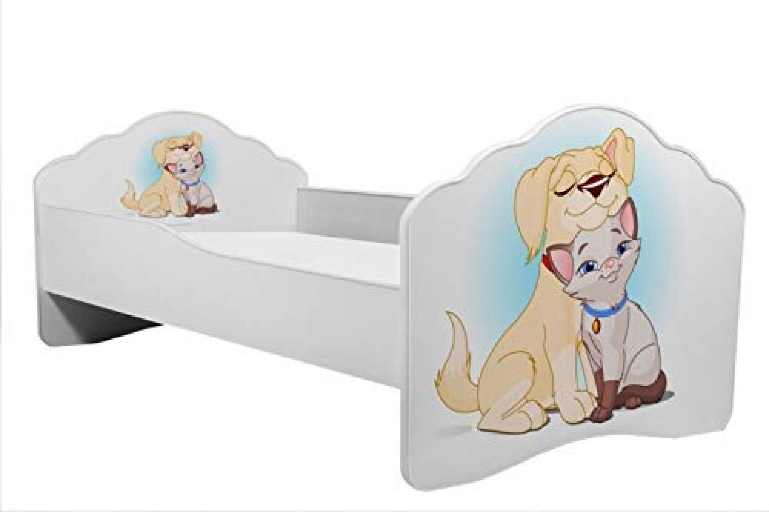 Angelbeds 'Fala' Kinderbett 80x160 cm, Motiv 11, mit Lattenrost und Matratze Bild 1