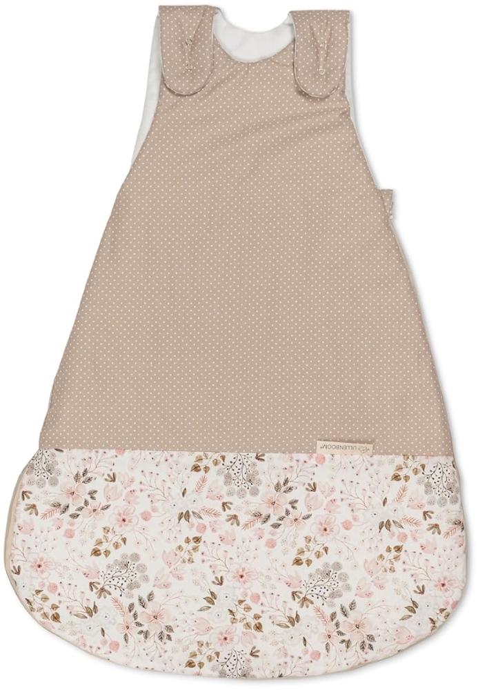 ULLENBOOM Sommerschlafsack Baby Rosa Blüten (Made in EU) - Aus OEKO-TEX Materialien - 0,5 TOG, Schlafsack für Babys und Neugeborene, Größe: 68 bis 74 Bild 1