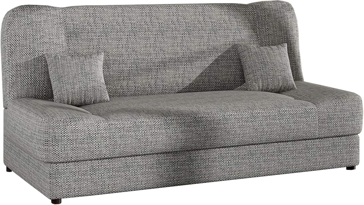 Schlafsofa Jonas, Sofa mit Bettkasten und Schlaffunktion, Bettsofa, Dauerschläfer-Sofa, Schlafcouch, Materialmix, Couch vom Hersteller, Wohnlandschaft (Lawa 05) Bild 1