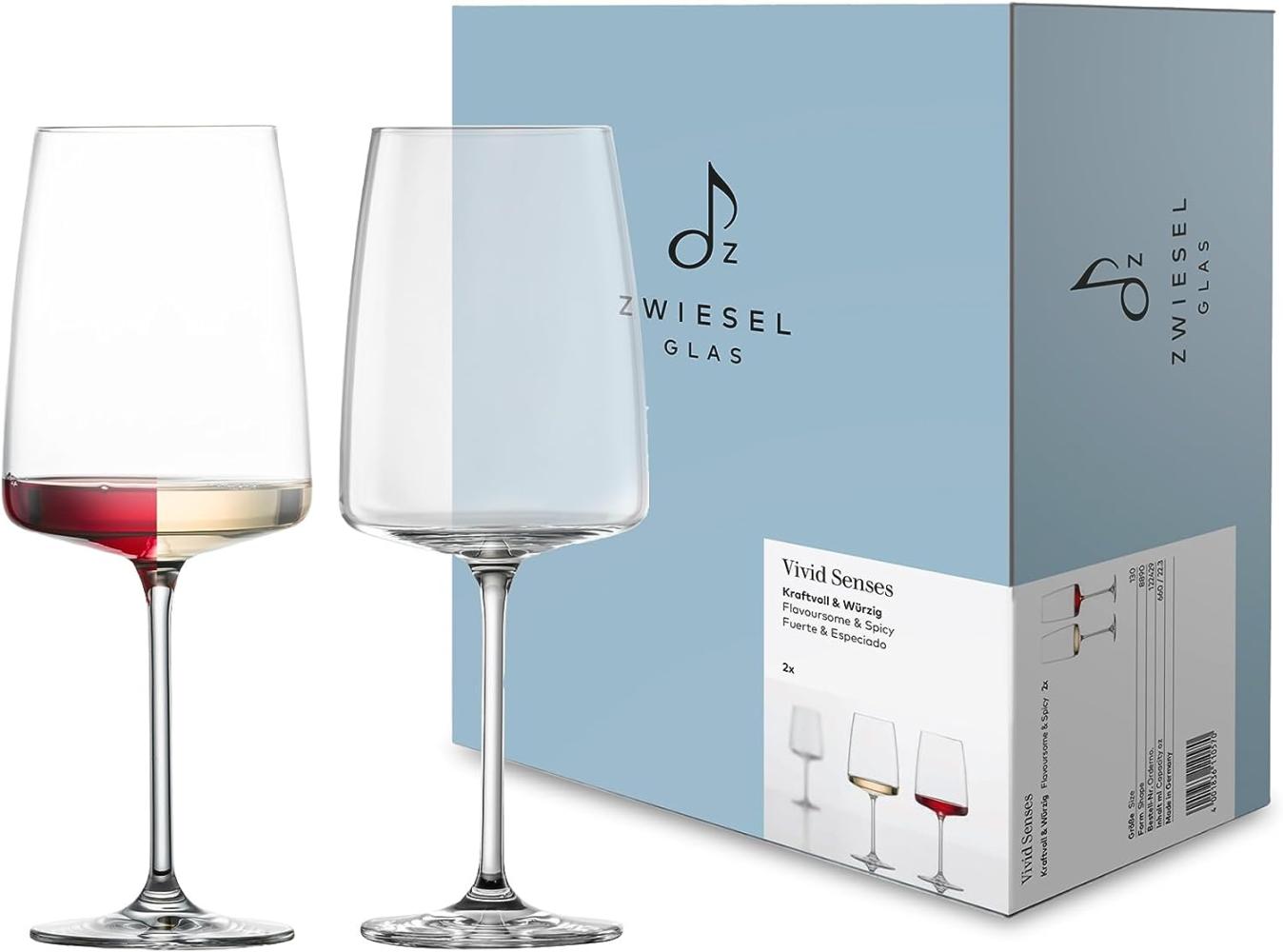 Zwiesel Glas VIVID SENSES kraftvoll & würzig Weinglas 2er Set Bild 1