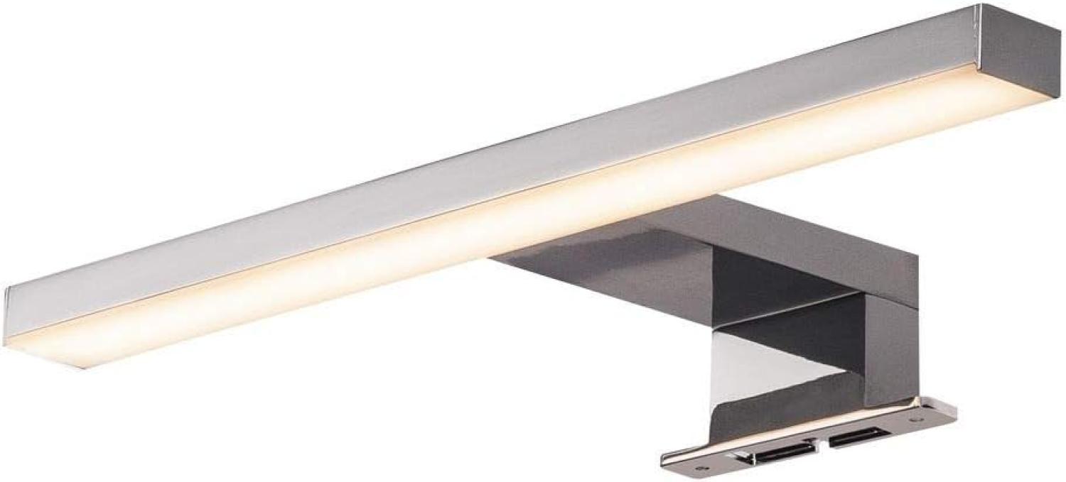 SLV DORISA, Spiegelleuchte, LED, 4000K, kurz, chrom, IP44 - Wand- und Deckenleuchten Bild 1