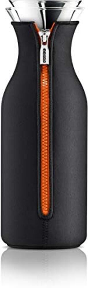 Eva Solo 1 L Fridge Karaffee With Neoprene Cover Zipper, Black Orange Bild 1