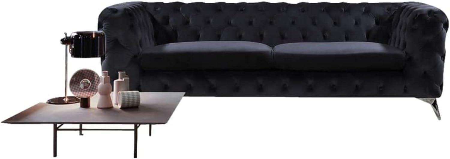 KAWOLA 3-Sitzer NARLA, Sofa Chesterfield Velvet versch. Farben Bild 1