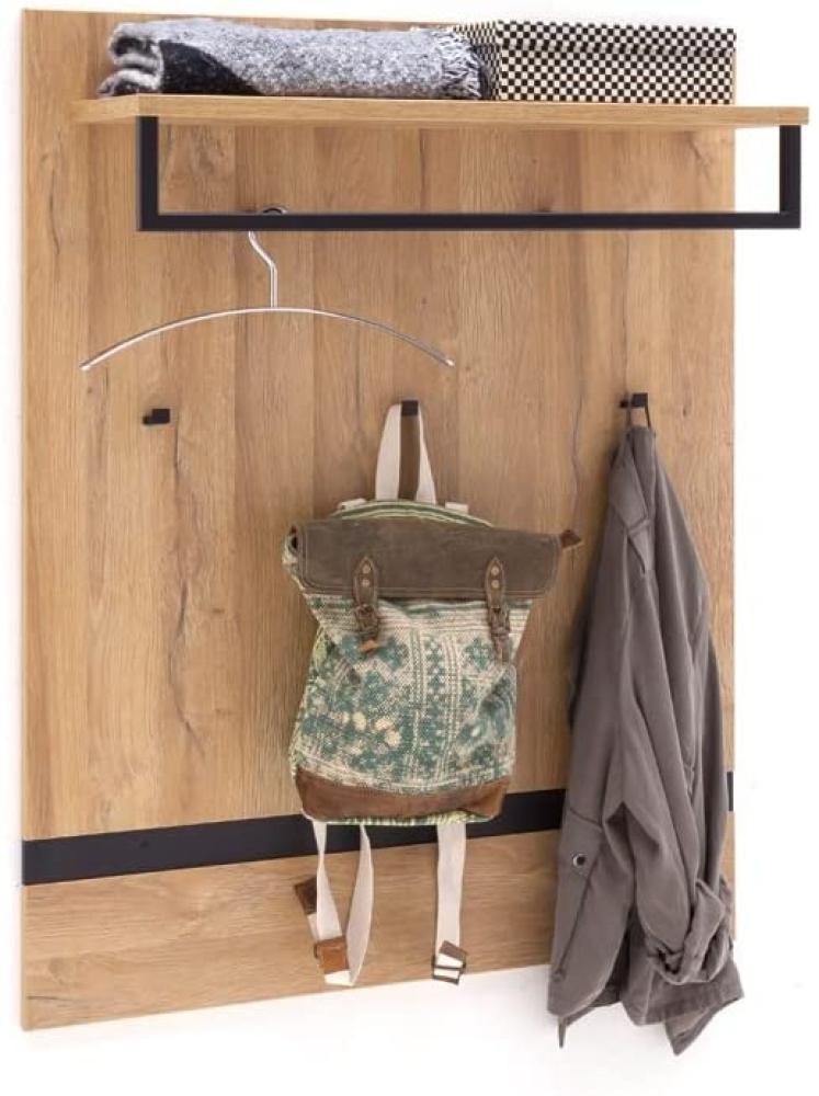 Garderobenpaneel Torrico 4 Grandson Oak 90x113x28 cm Paneel Garderobe Bild 1