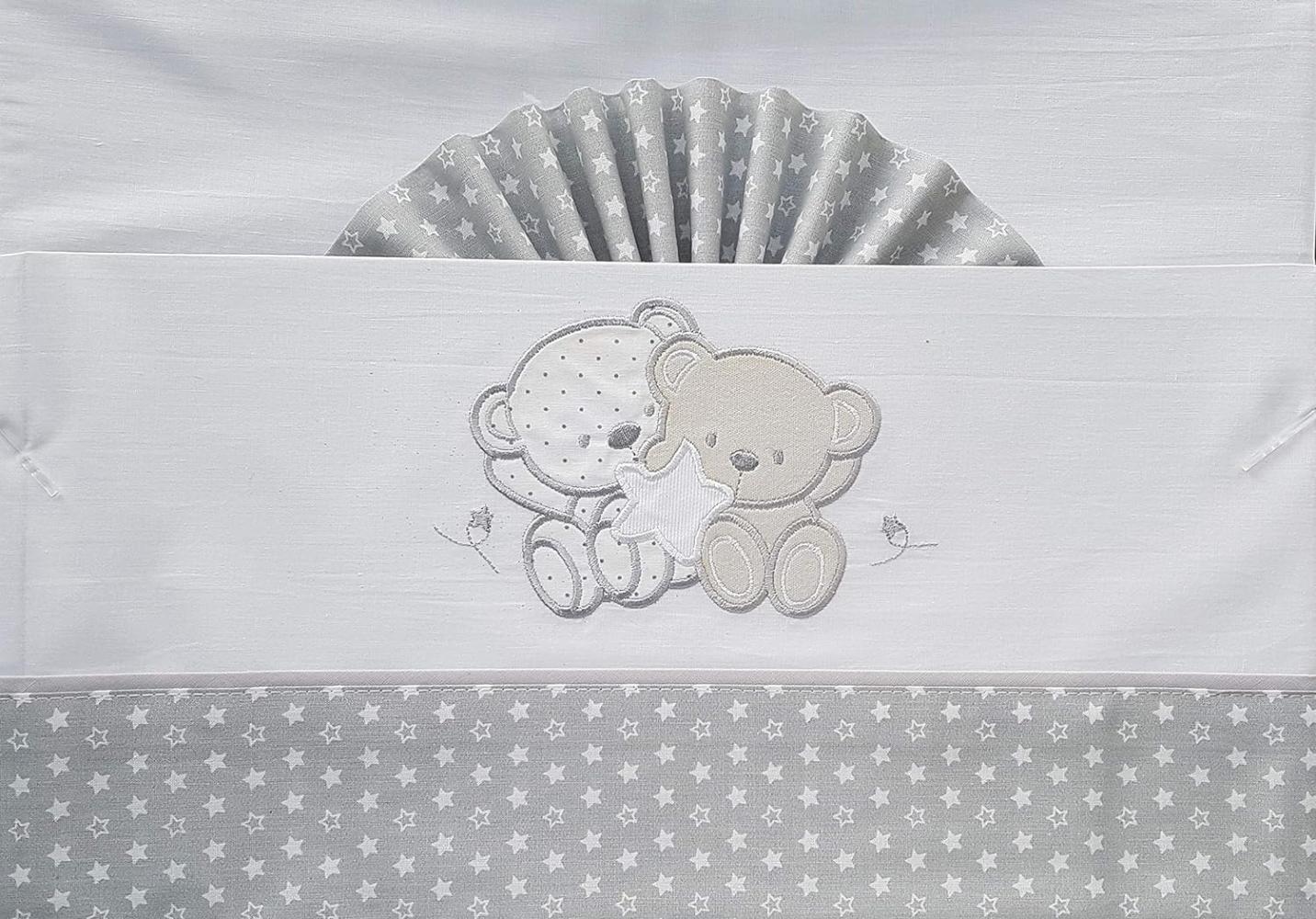 Duffi Baby Babybett-Set Baumwoll-Jersey mit Stern Bild 1