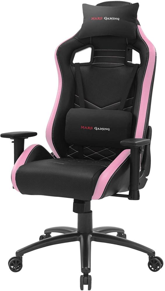 Mars Gaming MGCXNEOBPK, Premium-Gaming-Stuhl AIR, PU, Abnehmbare Kissen, Pink Bild 1