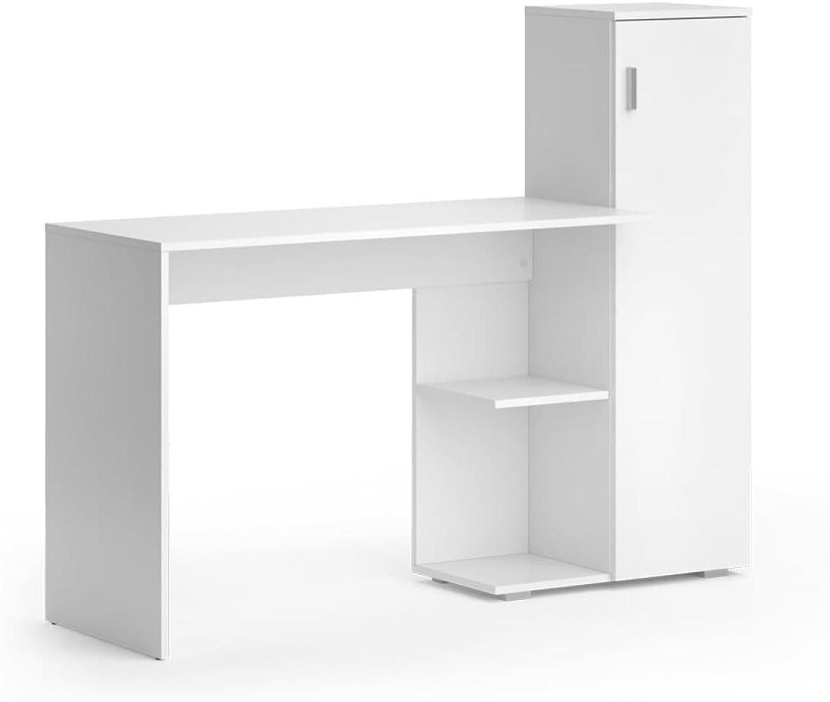 Vicco Schreibtisch Ritz Weiß 141,2 x 45,2 cm Bild 1