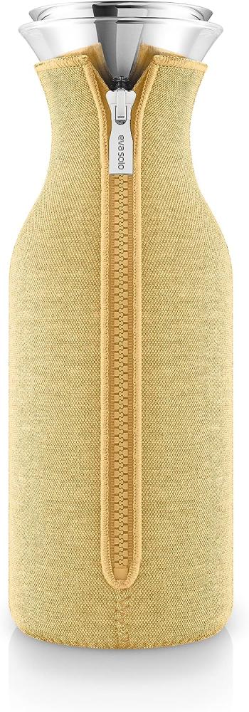 Eva Solo Kühlschrankkaraffe Golden Sand, Wasserkaraffe, Wasser Karaffe, Borrosilikat-Glas / Edelstahl / Silikon, 1 L, 568003 Bild 1