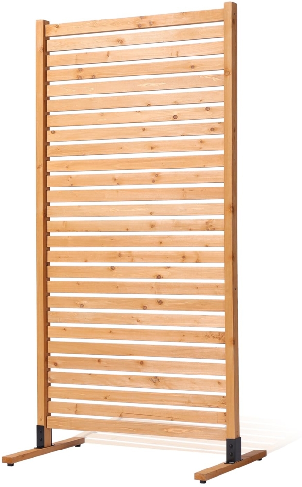 VEVOR Sichtschutz aus Holz, 91 x 6,3 x 187 cm, Raumteiler für den Außenbereich, freistehender Raumtrenner, dekorativer Trennwand für die Terrasse, Außentrennwand für Balkon, Terrasse, Rasen, Garten Bild 1