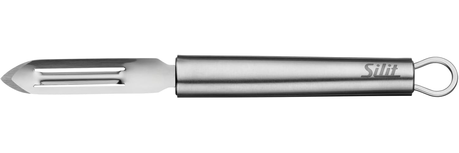 Silit Schälmesser Classic Line, Gemüseschäler 19 cm, Edelstahl, präzise, Kartoffelaugenentferner Bild 1