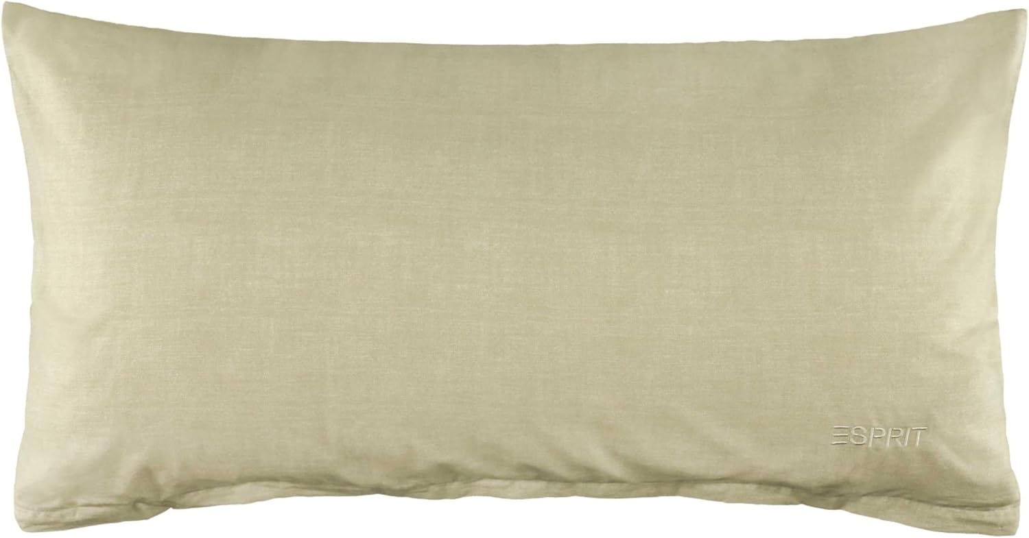 Esprit Bettwäsche HARP Renforcé Kissenbezüge und Bettwäsche, Baumwolle, 2 teilig, 40 x 80 cm 2er Pack in Beige Bild 1