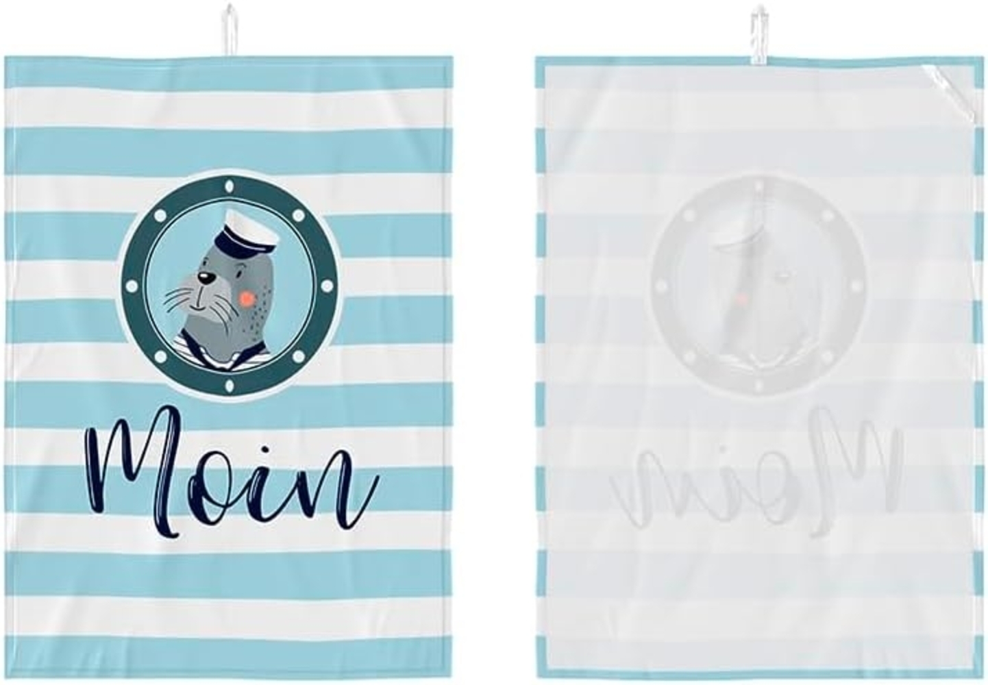 Geschirrtuch Abtrockentücher Küchenhandtuch la vida "MOIN" 385852 Bild 1