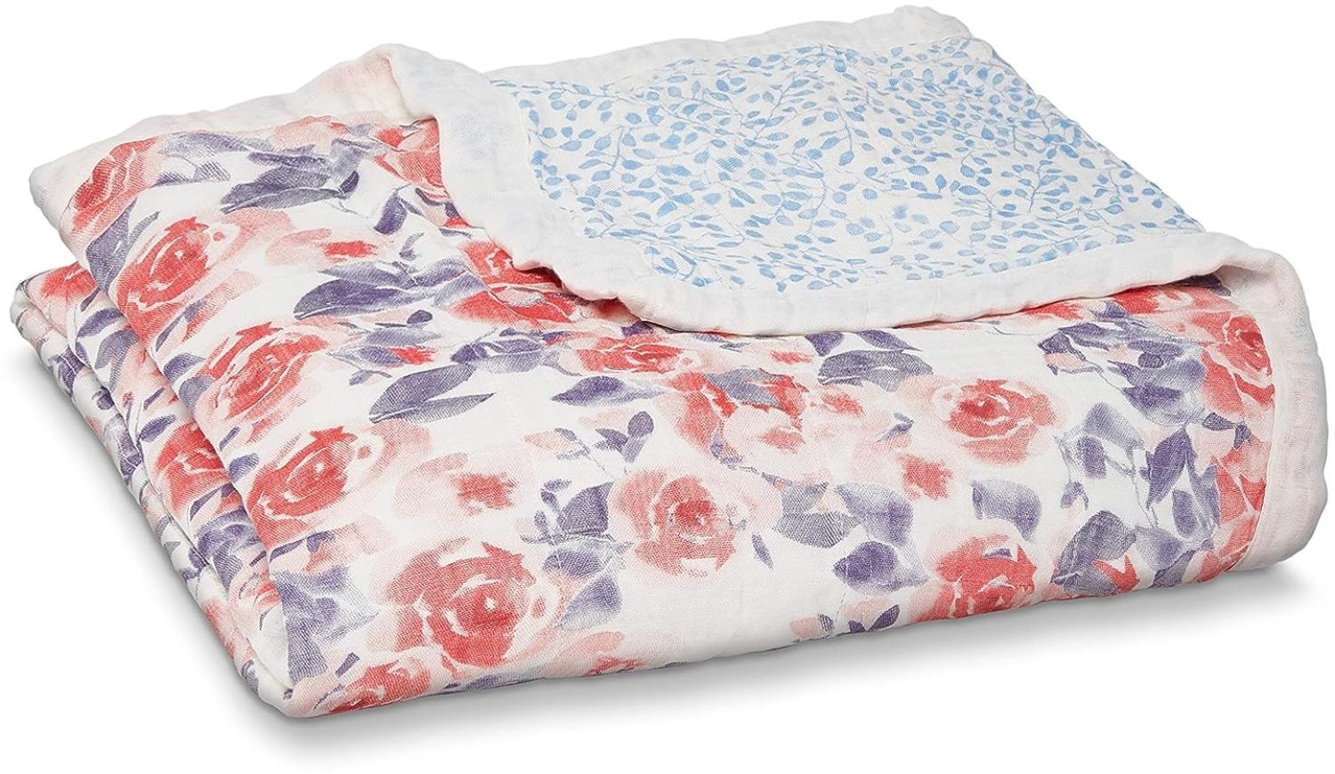 aden + anais 9332G silky soft dream blanket - watercolour garden, mehrfarbig Bild 1