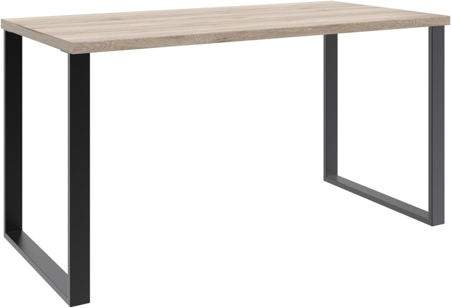 Schreibtisch >HOME DESK< in San Remo Eiche Nachbildung - 140x75x70cm (BxHxT) Bild 1