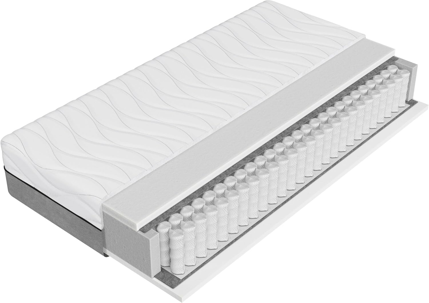 Taschenfederkernmatratze Okabiz (Größe: 200 x 200) Bild 1