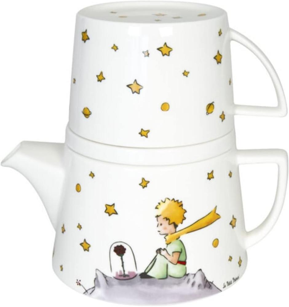 Könitz Tee-Kannen-Set Tea for me - Der kleine Prinz, Teebereiter mit Becher und Deckel, Bone China, 395 ml, 11 5 976 2630 Bild 1