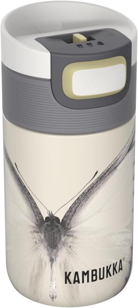 Kambukka Trinkbecher 300 ml Etna Yellow Butterfly Edelstahl Bild 1