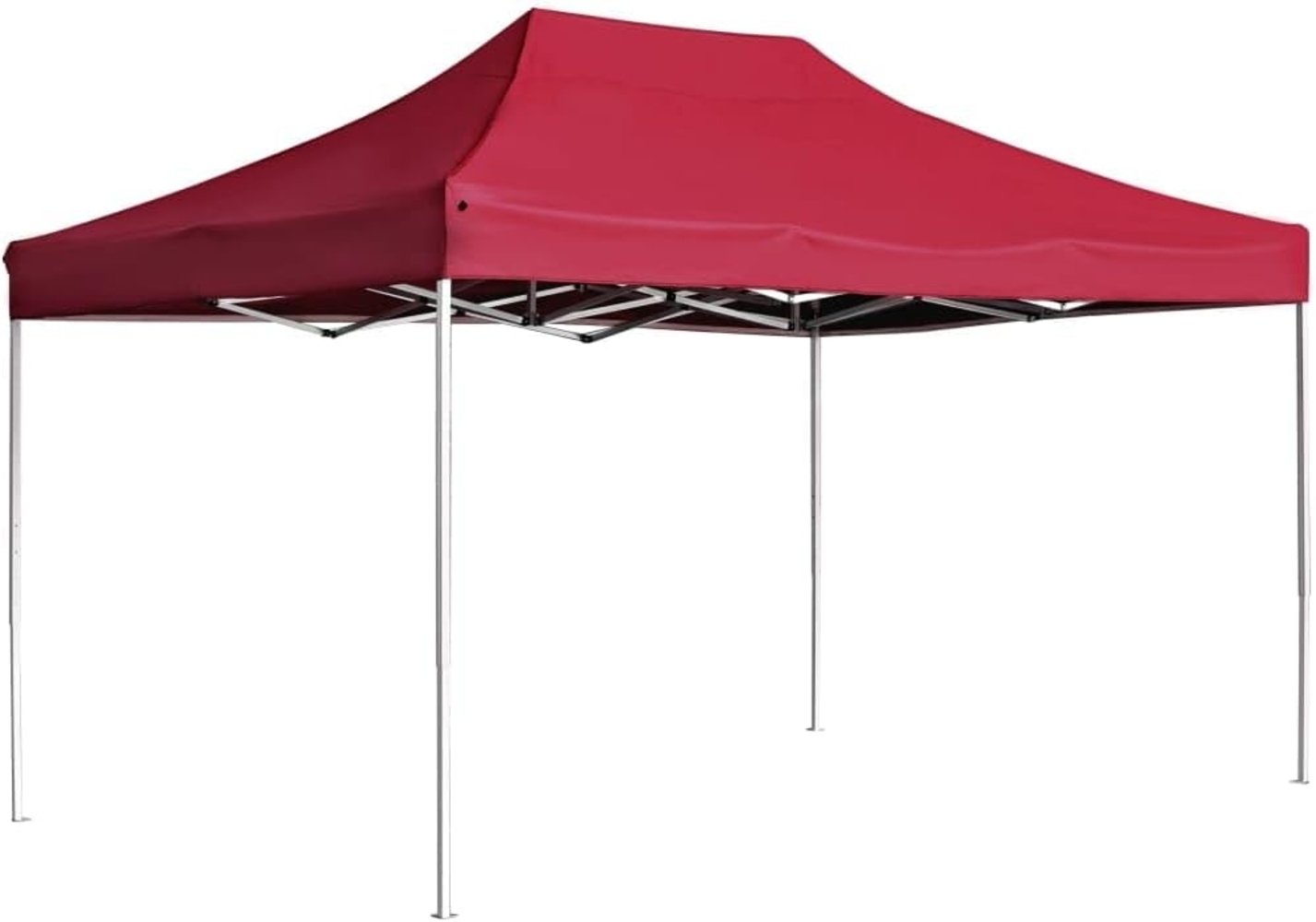 vidaXL Profi-Partyzelt Faltbar Aluminium 4,5x3 m Weinrot 45494 Bild 1