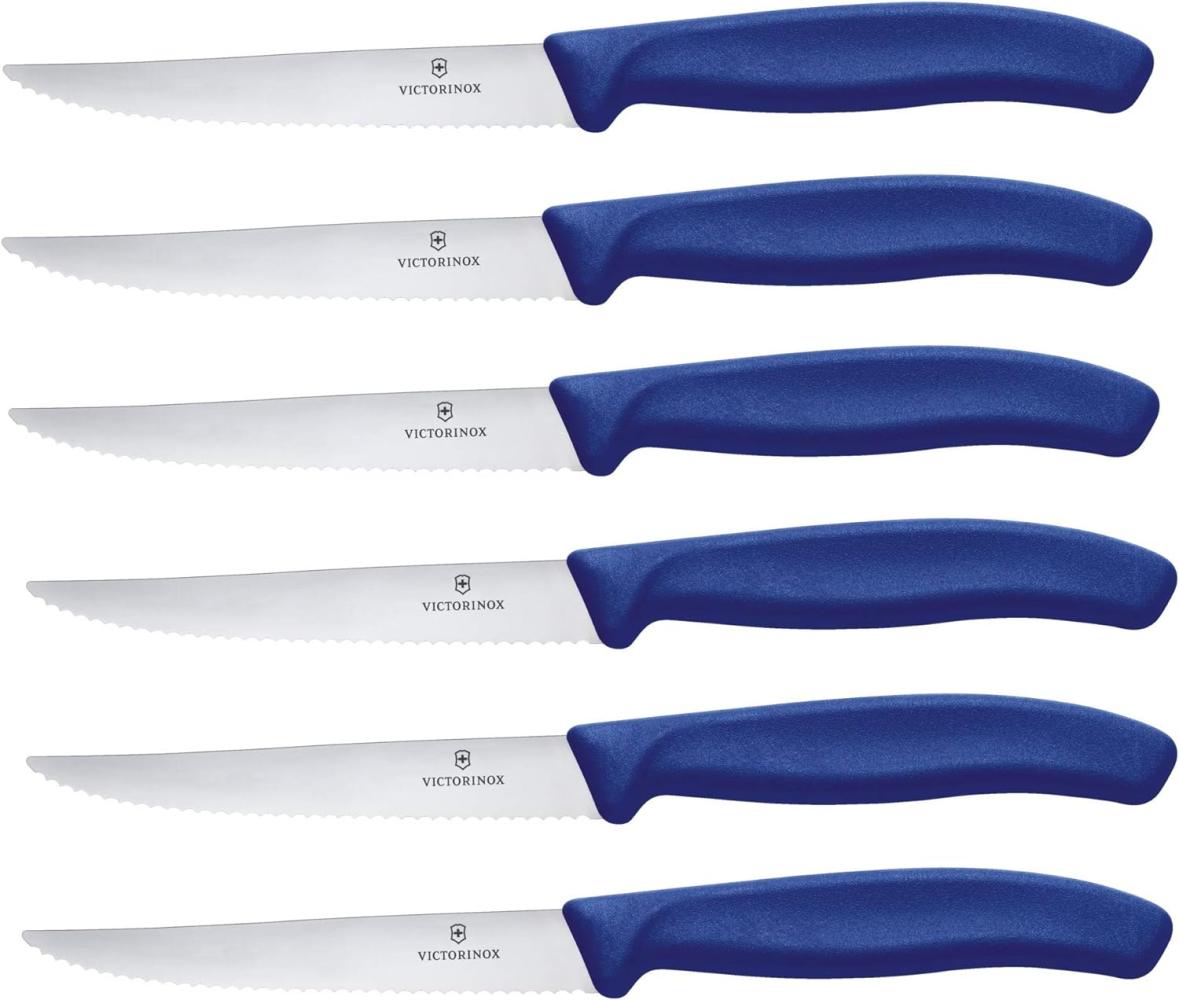 Victorinox Swiss Classic Steakmesser 6 tlg. blau Bild 1