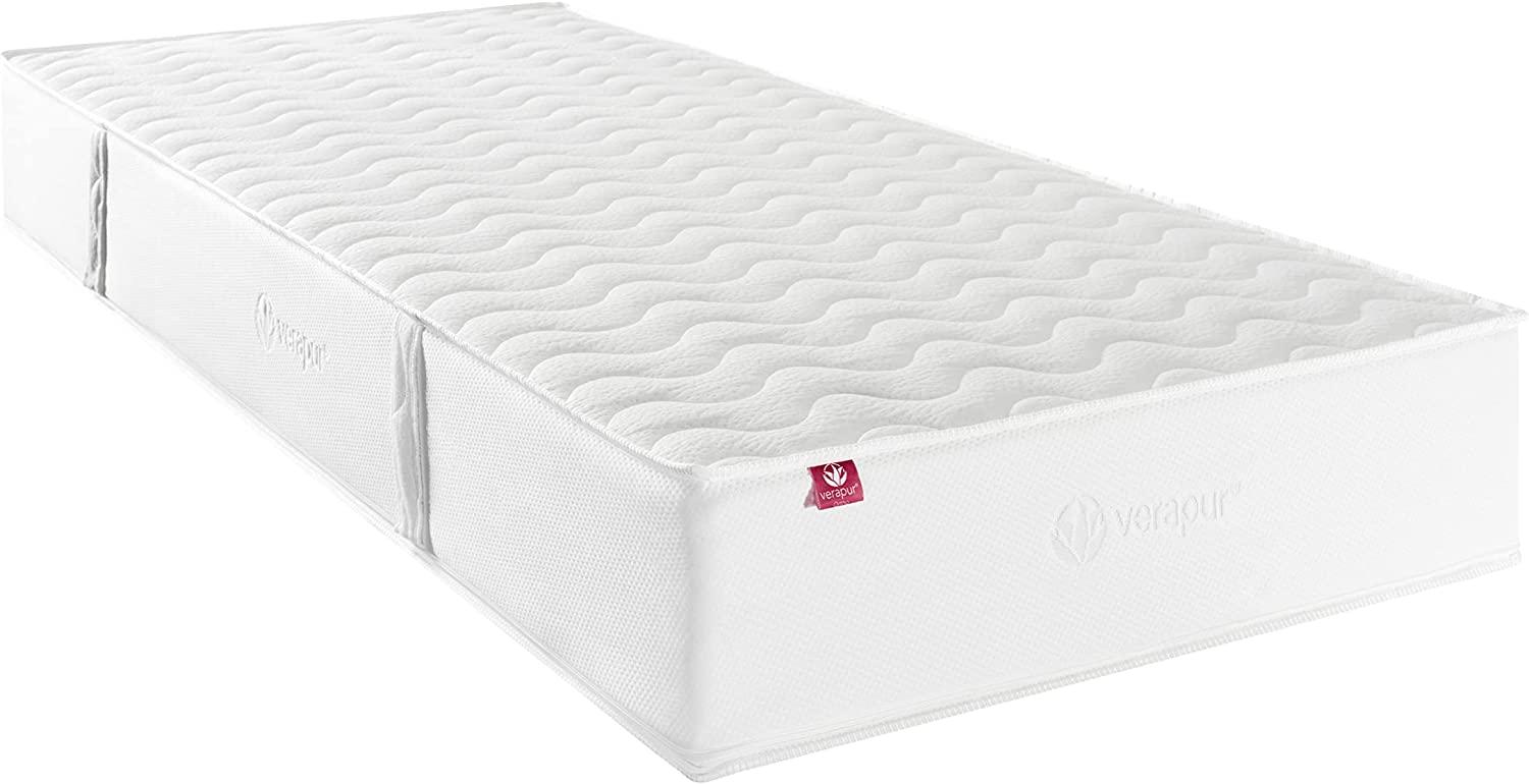 verapur Ortho Plus Titan Taschenfederkern Matratze 70x210 cm H4, waschbarer Bezug, 7-Zonen, Öko-Tex, 24cm hoch, Tonnentaschenfederkernmatratze Bild 1