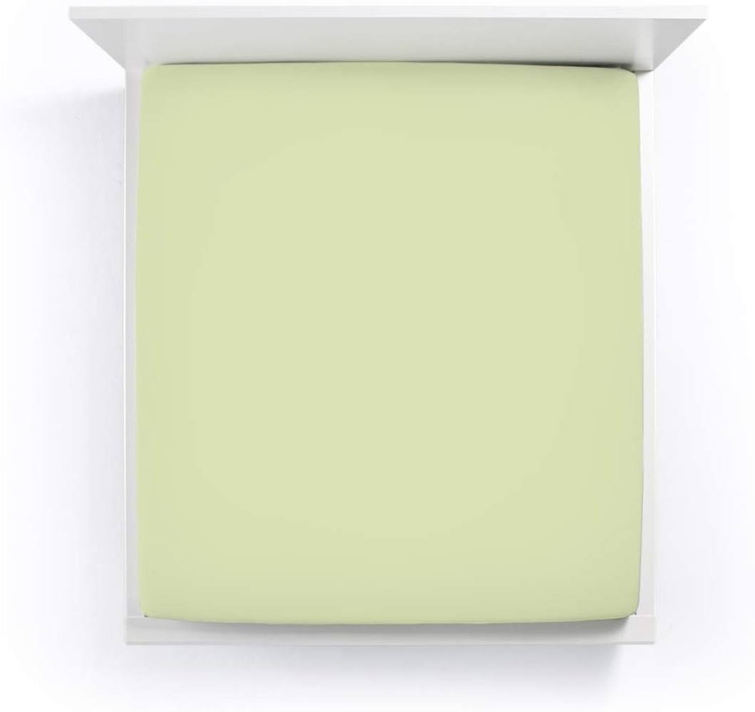 Formesse Bella-Donna Jersey Spannbettlaken|180x200 - 200x220 cm| pastellgrün Bild 1