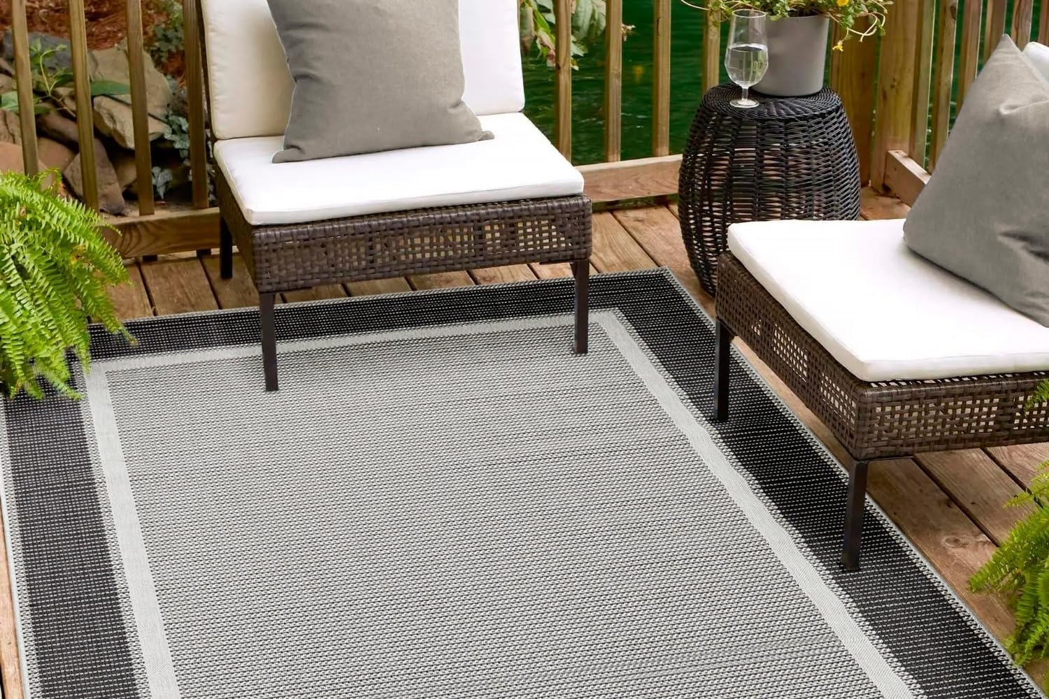 Andiamo Outdoorteppich Arizona anthrazit, 200 x 290 cm Bild 1