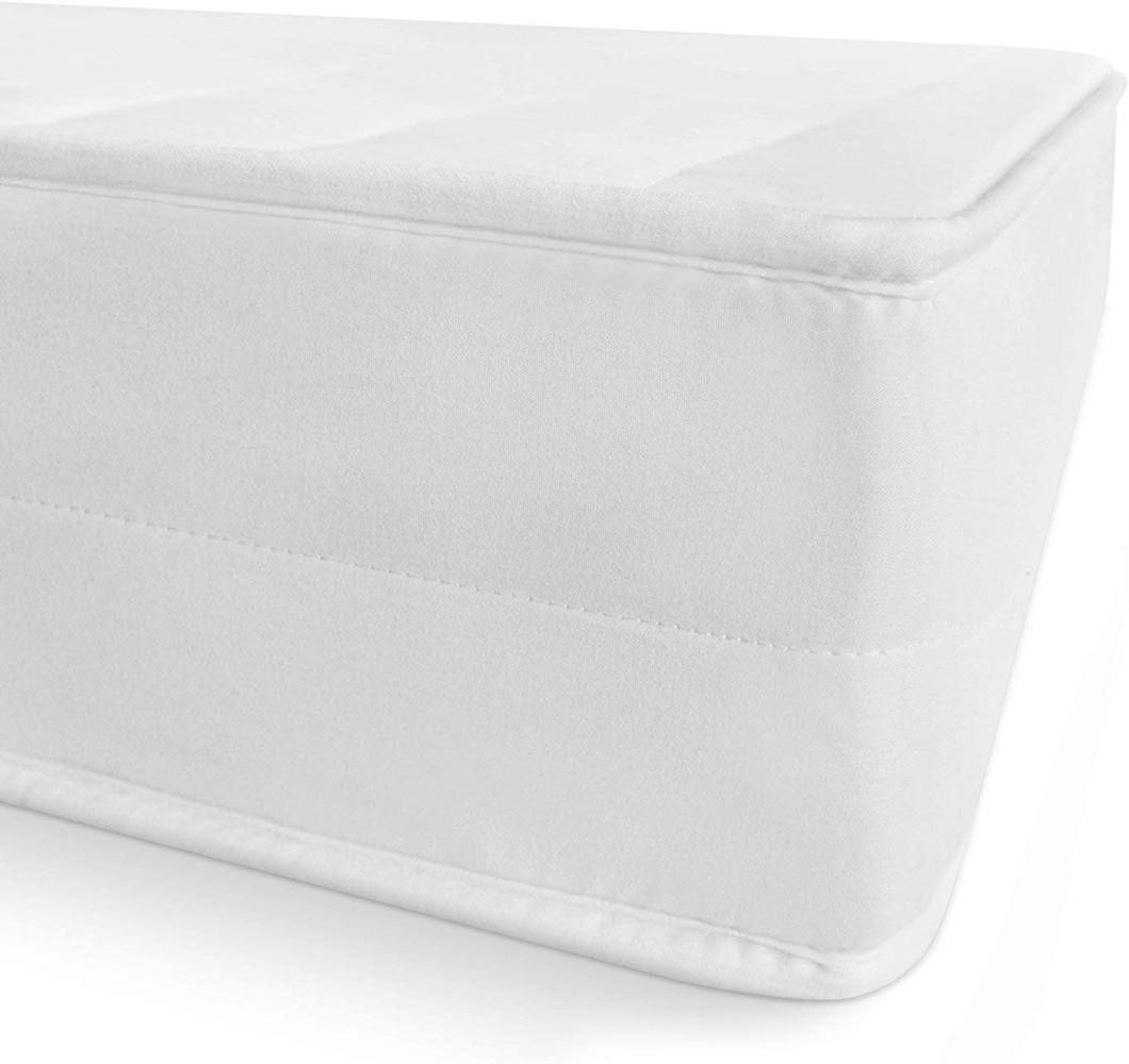 Orthopädische Matratze 100x200 - 7 Zonen - Atmungsaktiver Kaltschaum - H2/H3 -Waschbarer Matratzenbezug - Höhe ca. 15cm, Matratze 100x200cm Bild 1