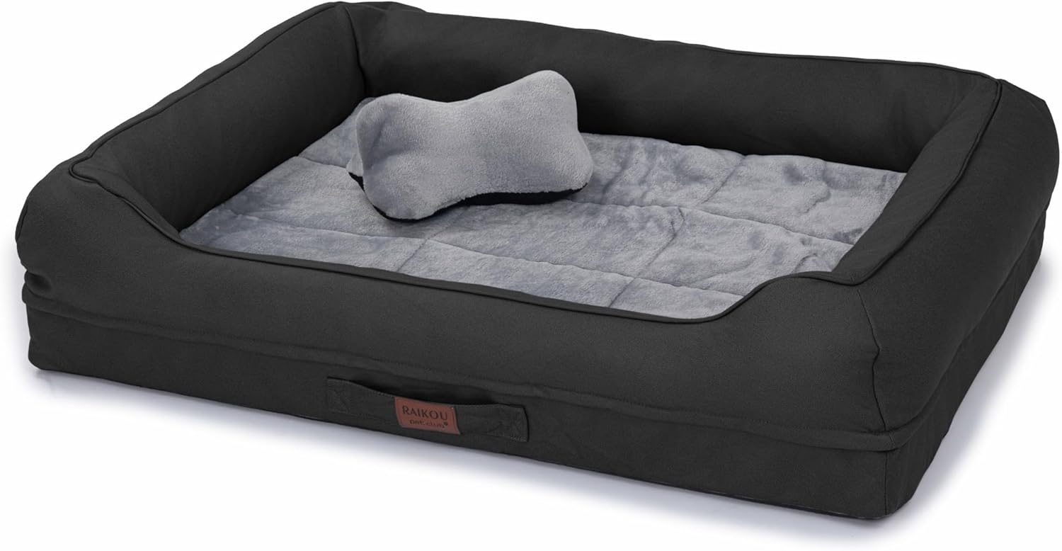 RAIKOU Hundematratze Tierbett / Hundekissen / Hundesofa / Hundmatte / Hundekissen / Weich Bild 1