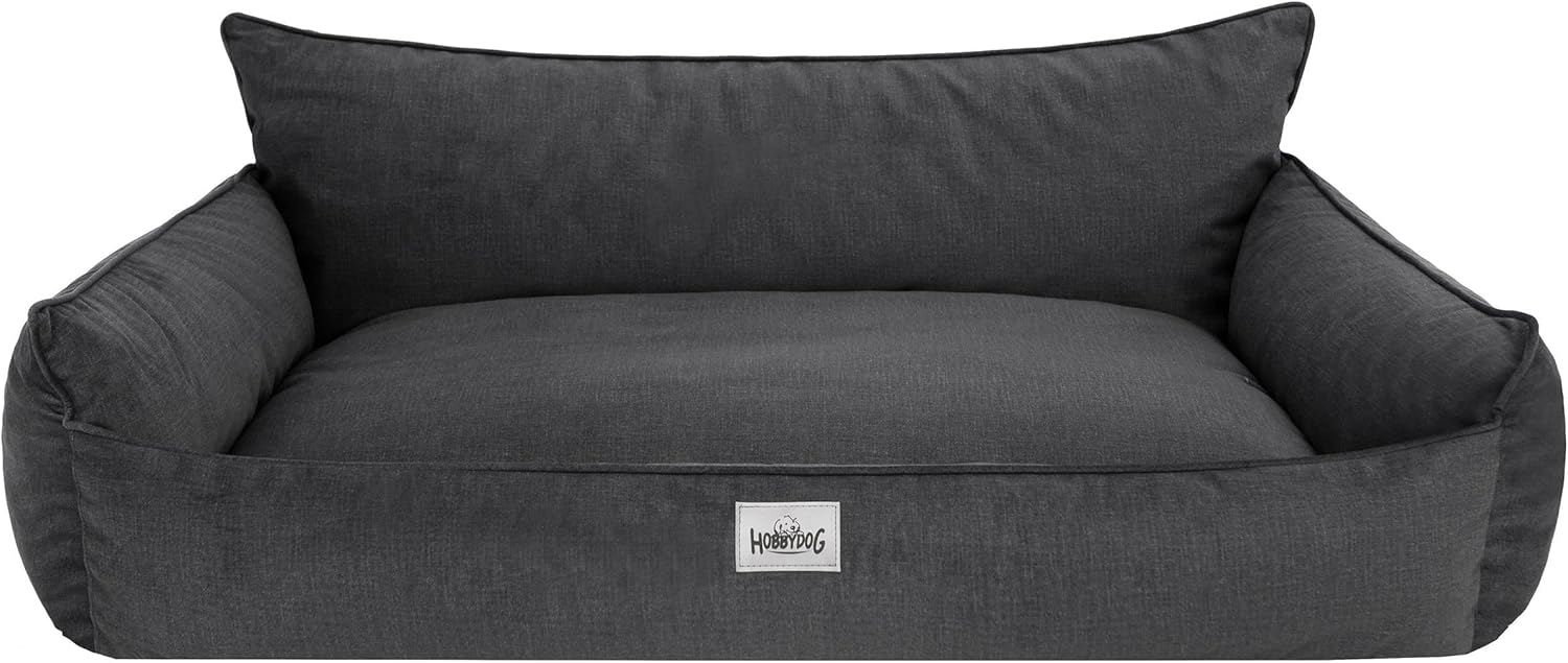 Bjird Tierbett Hundebett Bella Fancy, Bezug abnehbar und waschbar, Hundesofa für kleie und grosse Hunde, Größe: S,M,L,XL Bild 1