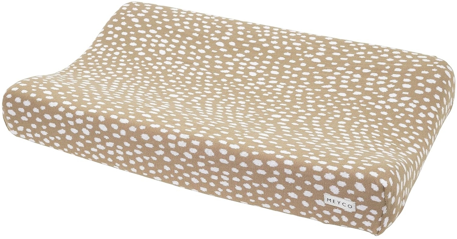 Meyco Baby Wickelauflagenbezug Cheetah Taupe (1-tlg), 50x70cm Bild 1