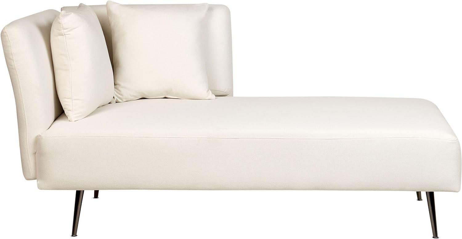 Chaiselongue cremeweiß linksseitig RIOM Bild 1