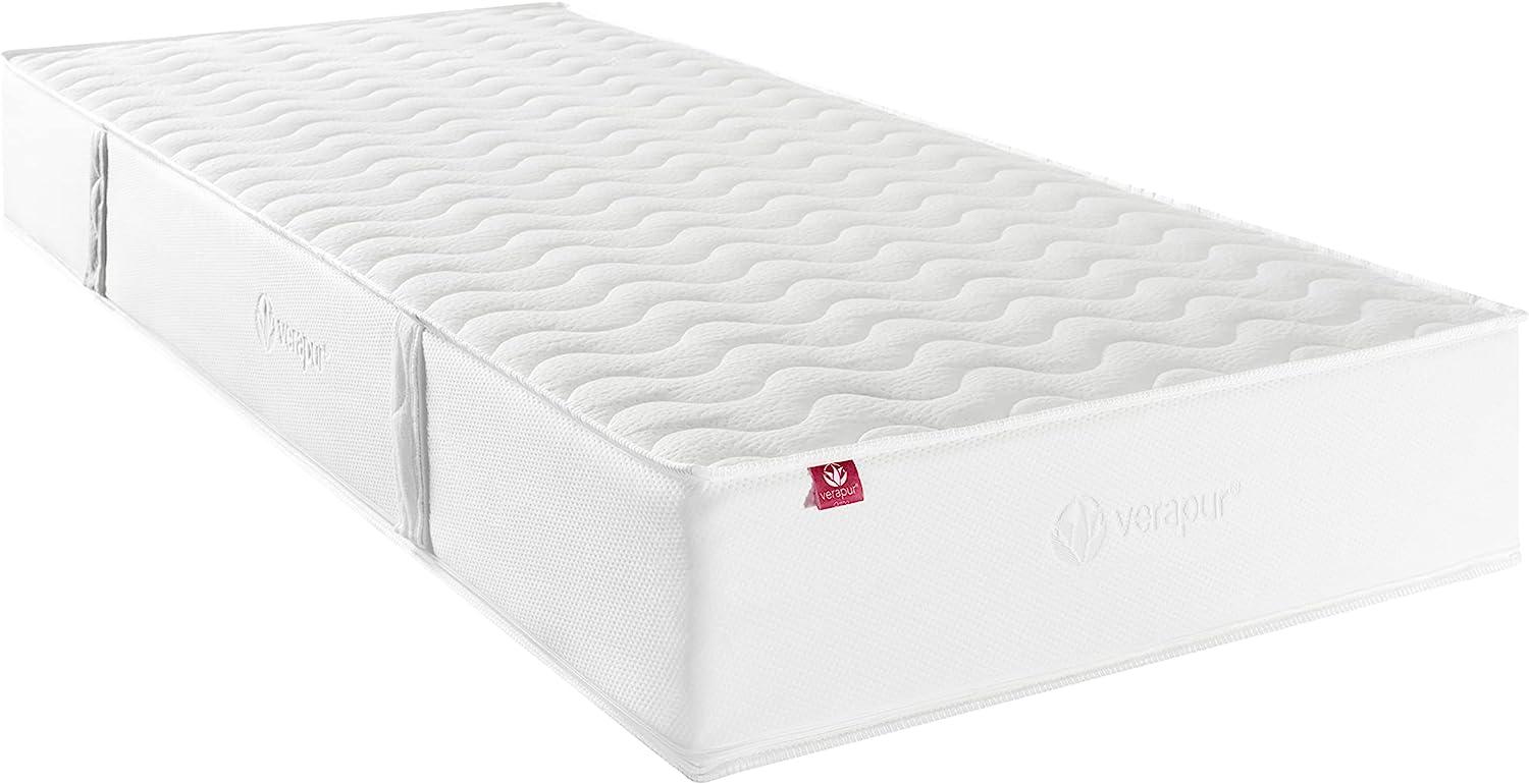 verapur Ortho Plus Titan Taschenfederkern Matratze 70x220 cm H4, waschbarer Bezug, 7-Zonen, Öko-Tex, 24cm hoch, Tonnentaschenfederkernmatratze Bild 1